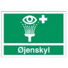 Sign H432 &Oslash;jenskyl 210x297 plastic product photo