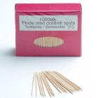 Wooden stick w/double tip 80mm product photo