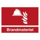 Skilt H429 Brandmateriel 105x148 plast product photo