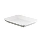Foam tray white EPS 400x300x50mm slanted product photo