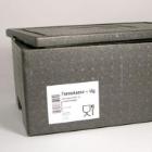 Transportkasse termo gr&aring; EPS 40l 595x385x260mm m/l&aring;g product photo