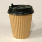 Kaffeb&aelig;ger brun 30cl / 12oz &Oslash;90mm ripple wrap product photo
