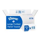H&aring;ndkl&aelig;deark KC Kleenex foldede ark hvid 318x215mm 2 lag product photo