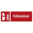 Skilt H434 Ildslukker 140x420 plast product photo
