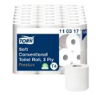 Toilet roll Tork Premium Soft T4 white 34.7 m 3‑ply product photo