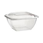 Square bowl clear RPET 1500ml 190x190x80mm product photo