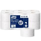 Toiletrulle Tork Advanced Mini Jumbo T2 hvid 170m 2 lag product photo