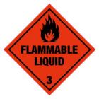 Label 132.258 Flammable Liquid 3 100x100mm product photo