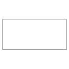 Etiket 50x24mm tiltryk stor hvid m/gr&aring; kant DT permanent lim &Oslash;40 product photo