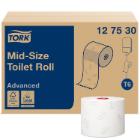 Toiletrulle Tork Advanced Mid-size T6 hvid 2 lag product photo