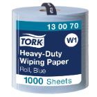Wiping paper Tork Heavy-Duty W1 blue 340m 369x340mm 2 ply product photo