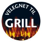 Etiket &Oslash;50mm grillmotiv velegnet til grill permanent lim &Oslash;40 product photo
