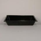 Plastbakke rekt sort PET 175x147x25mm lille sushi product photo
