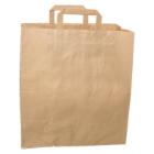 Carrier bag brown paper 22l 320x170x350mm 80g product photo