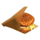 Burger pocket brown paper/PE 150x160mm product photo