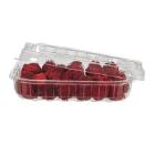 Plastbakke F500/N26 klar rPET 142x119x26mm m/r&oslash;d absorber pad product photo