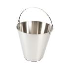 Spand rustfrit st&aring;l 10l med bundring product photo