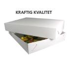 Sandwich box white cardboard 445x320x65mm strong quality product photo