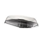Octagonal Black Plate 460x300 10 Pcs product photo