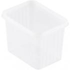 Fixpack container transparent PP 1000ml 145x110x110mm w/lid product photo