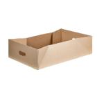 K&oslash;dkasse bund massiv pap 25kg 575x375x169mm brun/brun m/h&aring;ndtag product photo
