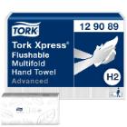Towel sheet Tork Flushable Advanced H2 multifold white 255x212mm 2 layers product photo