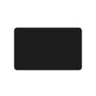 Skilt sort mat 54x86mm product photo