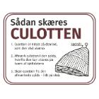 Etiket 46x36mm S&aring;dan sk&aelig;res culotten coat m/lak &Oslash;40mm product photo