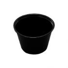 Portion cup PP 110ml &Oslash;74x45mm black product photo