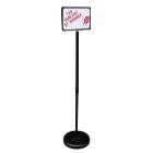 Stand for My Turn system incl. foot, stand and frame two-sided information board product photo