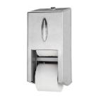 Dispenser toiletrulle u/hylse Tork Mid-size Twin T7 rustfrit st&aring;l product photo