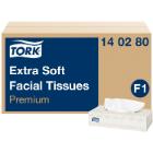 Ansigtsserviet Tork Extra Soft F1 hvid 205x215mm 2 lag product photo