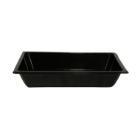 Plastbakke rekt sort PET 215x147x25mm mellem Sushi product photo