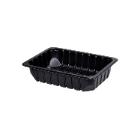 Plastbakke P78-42T 1160ml rekt sort rPET 222x173x42mm product photo