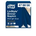 Napkin Tork LinStyle midnight blue 4-fold 39x39cm 1 layer product photo
