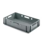 Plastkasse E1 grå HDPE 25l 600x400x120mm product photo