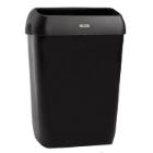 Katrin waste bin black plastic 50l product photo
