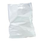 Bærepose hvid LDPE 520x500/50mm 45my 50% genbrugsplast product photo
