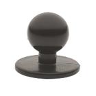 Kugleknap sort nylon one size til kokkejakke product photo