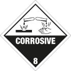 Label Corrosive kl 8 100x100mm product photo