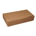 Sandwich box brown/white cardboard 321x170x60mm product photo