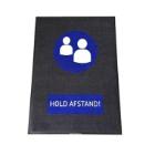 Måtte med logo Hold afstand! 90x150cm product photo