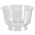 Cup on foot round clear PS 200ml diam 95mm product photo