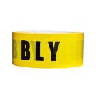 Tape yellow PP 48mmx66m - BLY negative print 32mic product photo
