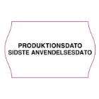 Label 26x16mm Produktionsdato Sidste anvendelsesdato wave frost glue product photo