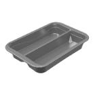 Oven tray C2294-2A 2 comp. black/silver CPET 1770ml 294x193x45mm product photo
