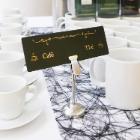 Plastic card black matt 50x120mm product photo