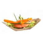 Bamboo boat container 120x60x30mm product photo