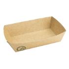 Cardboard tray brown with thin layer of PE coat inside 1000ml 165x100x50mm product photo