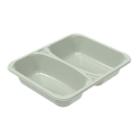 Evolve CPET food container 227x178x43mm 2 comp. for oven product photo